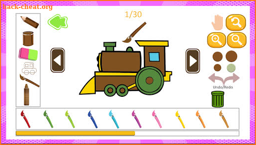 Train Coloring Book screenshot