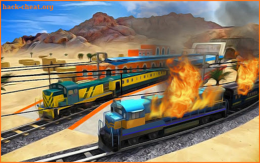 Train Driving Simulator Game : Burning Oil Engine screenshot