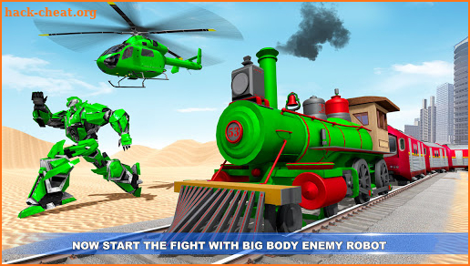 Train Robot Car Game – Helicopter Robot Game 2021 screenshot