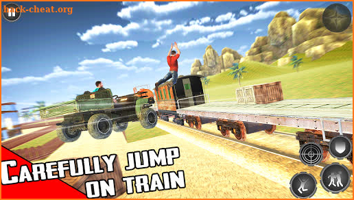 Train Shooting Game: Free Fire Train Gold Robbery screenshot