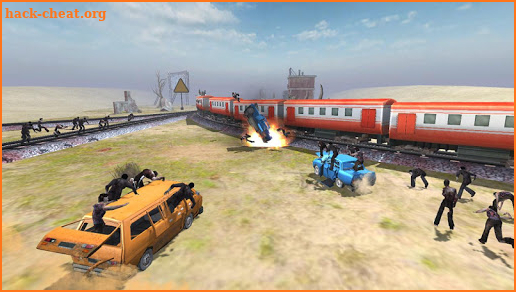 Train shooting - Zombie War screenshot