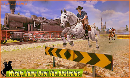 Train Vs Horse Riding : Train Racing Games screenshot