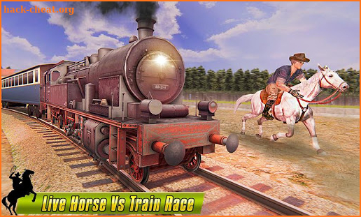 Train Vs Horse Riding : Train Racing Games screenshot