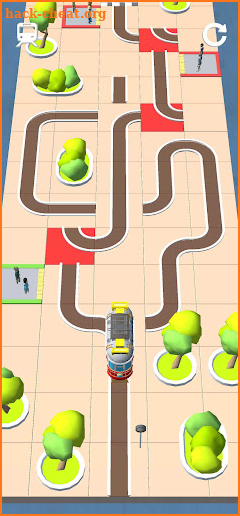 Tram puzzle screenshot