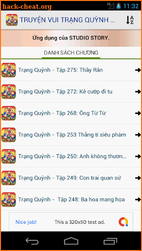 TRẠNG QUỲNH - TRUYỆN TRANH VUI screenshot