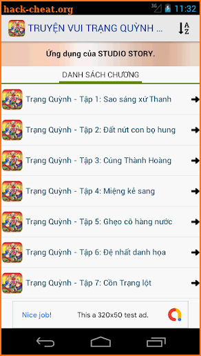 TRẠNG QUỲNH - TRUYỆN TRANH VUI screenshot