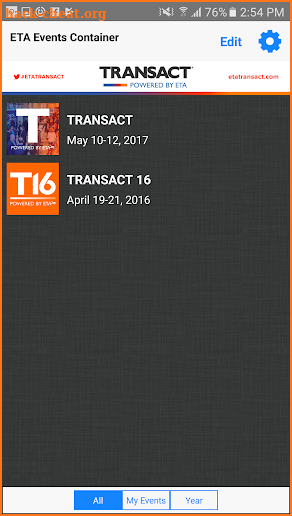 TRANSACT: Powered by ETA screenshot