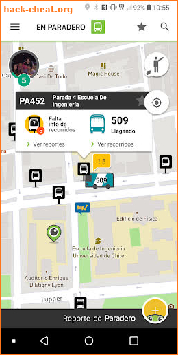 Transapp: horarios de buses en línea y metro screenshot