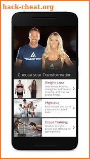 Transform with Chris and Heidi screenshot