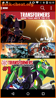 Transformers Comics screenshot