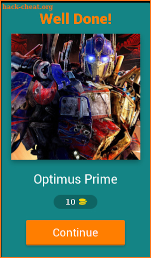 Transformers Quiz screenshot