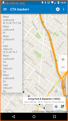 Transit Tracker+ - CTA screenshot