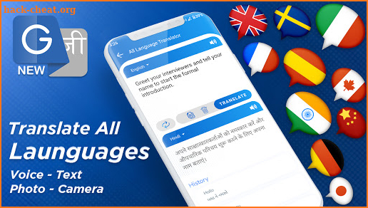 Translate All Languages : Voice-Text-Photo-Camera screenshot