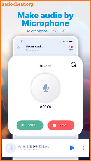 Translate Audio, Video to Text screenshot