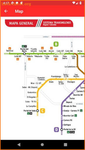 TransMi App | TransMilenio screenshot