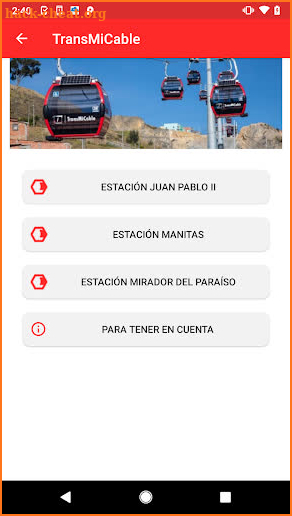 TransMi App | TransMilenio screenshot