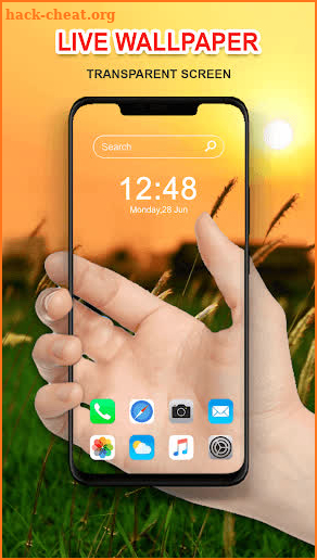 Transparent Live Wallpaper & Transparent screen screenshot