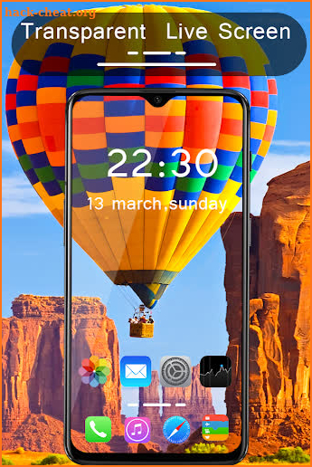 Transparent Live Wallpaper : Transparent screen screenshot