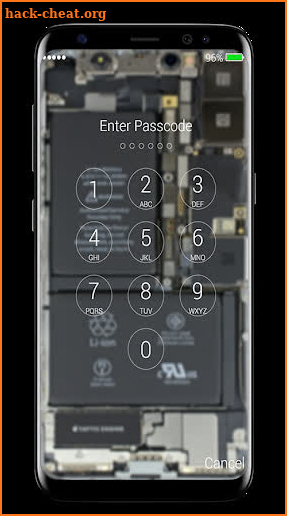 Transparent Lock Screen screenshot