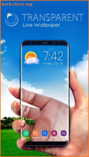 Transparent Screen and Background Simulated screenshot