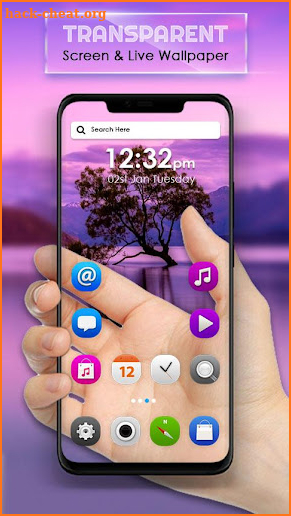 Transparent Screen & Live Wallpaper screenshot