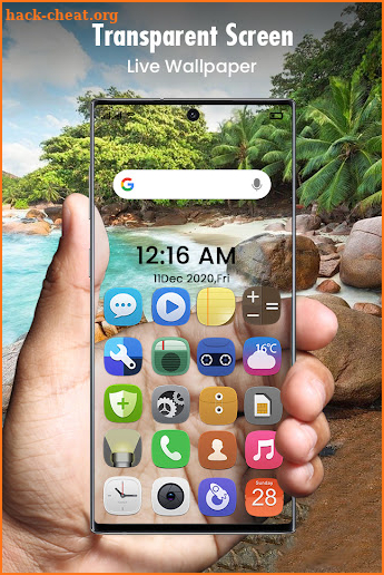 Transparent Screen Live Wallpaper screenshot