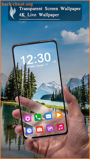 Transparent Screen Wallpaper screenshot