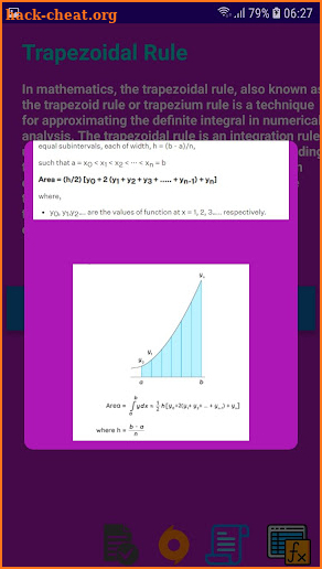 Trapezoidal Rule screenshot