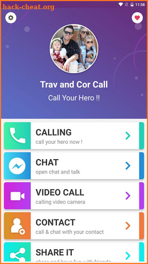 Trav and Cor Call Fake screenshot