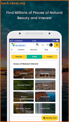 Travalian - The Social Media & Travel Guide App screenshot