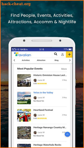 Travalian - The Social Media & Travel Guide App screenshot