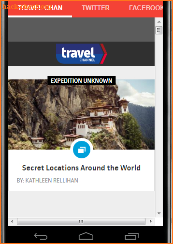 TRAVEL CHANNEL screenshot