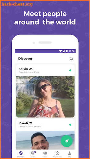 Travel dating: YourTravelMates screenshot