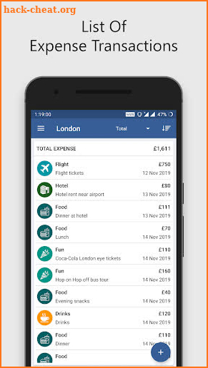 Travel Expense Manager screenshot