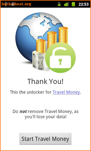 Travel Money Unlocker screenshot