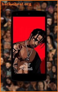 Travis Scott Rapper Wallpaper screenshot