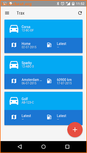 Trax - Trip & Fuel logging screenshot