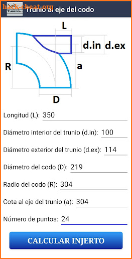 Trazado tubería El Tubero 2.0 screenshot