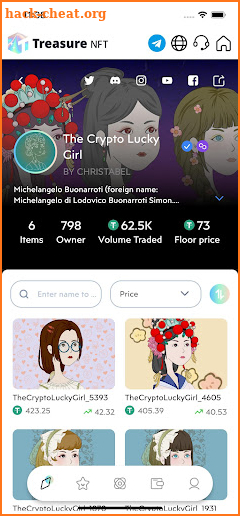 TreasureNFT：Trade & Earn NFTs screenshot