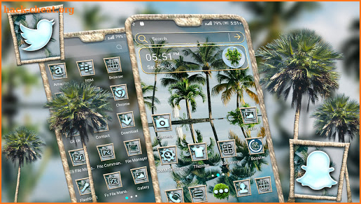 Tree Reflection Theme screenshot