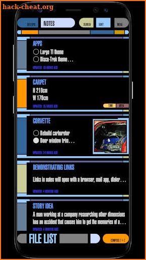 TREK: T.I. Notes screenshot