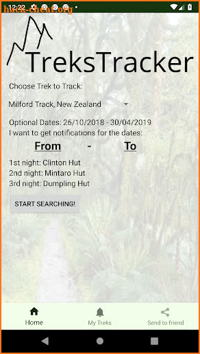 TreksTracker screenshot