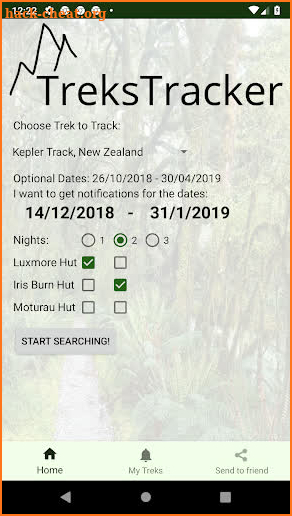 TreksTracker screenshot