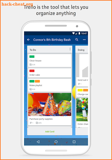 Trello screenshot