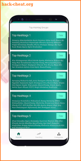 Trending Hashtags for Creators screenshot
