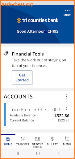 Tri Counties Mobile Banking screenshot