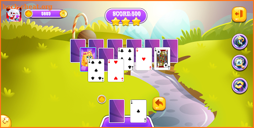 Tri-Peaks Solitaire Blast screenshot