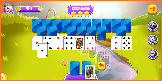 Tri-Peaks Solitaire Blast screenshot