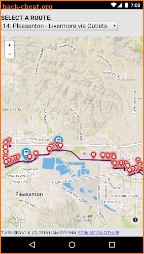 Tri-Valley Buses screenshot