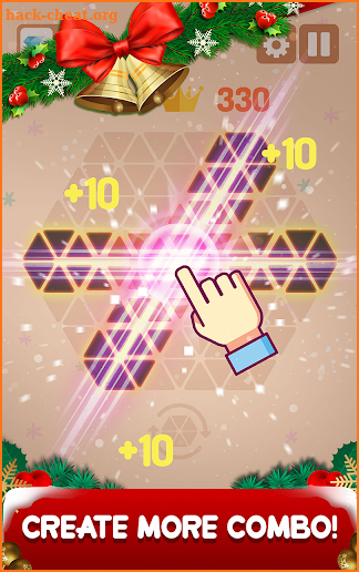 Triangle Diamond – Hexagon Board - Hexa Puzzle screenshot